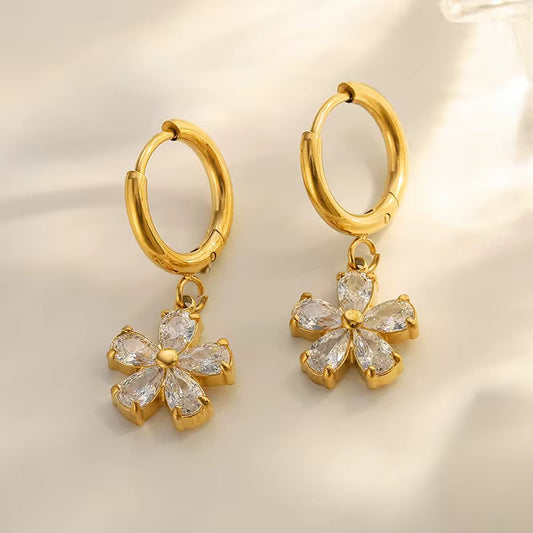 Petal Drop Earrings