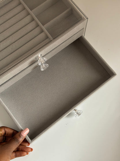 Acrylic Velvet Storage Box