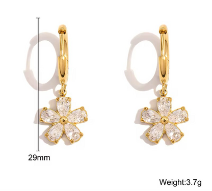 Petal Drop Earrings