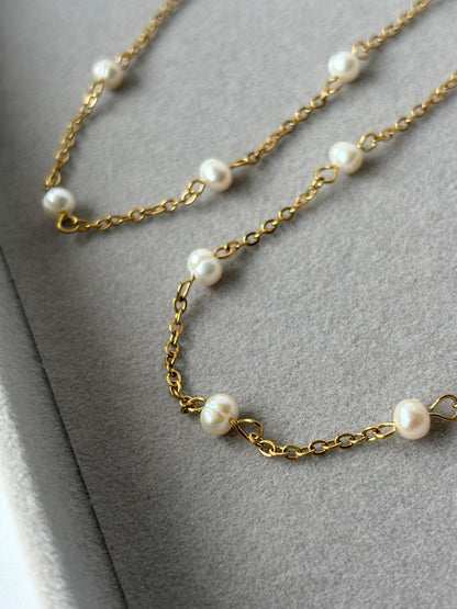 Pearl Charm Necklace