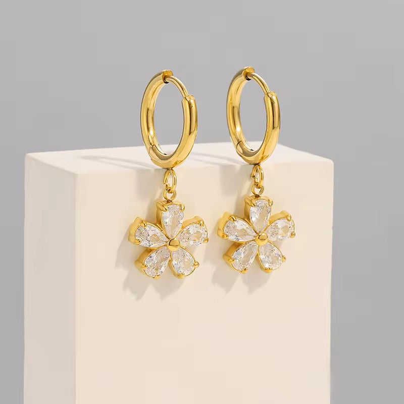 Petal Drop Earrings