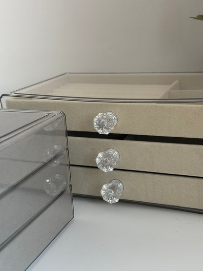 Acrylic Velvet Storage Box