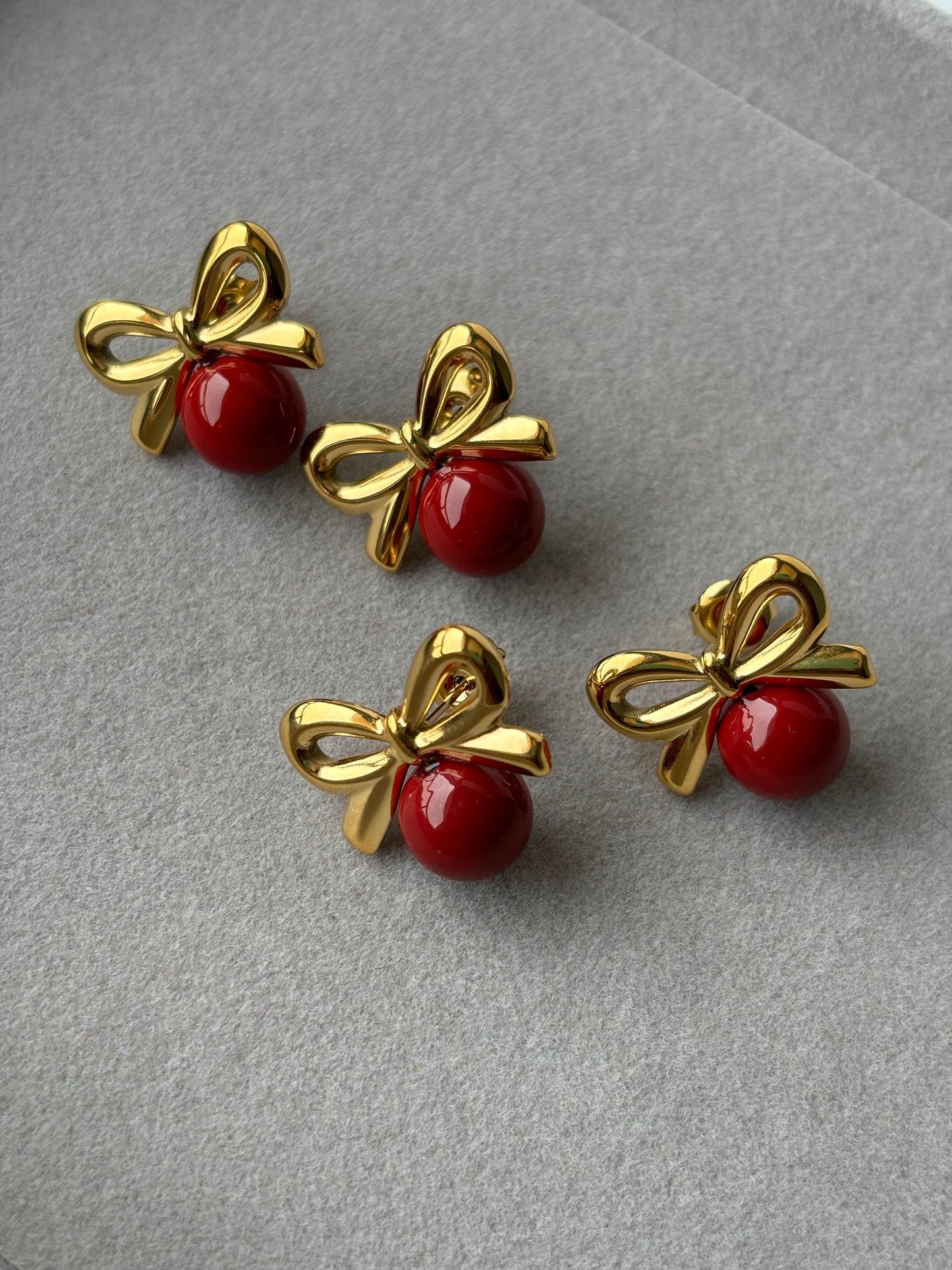 Cherry Drop Earrings