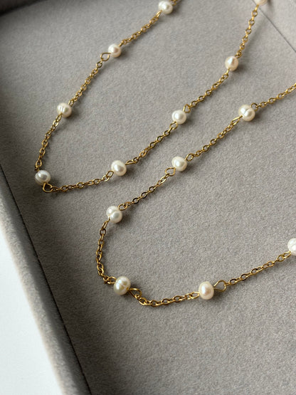 Pearl Charm Necklace