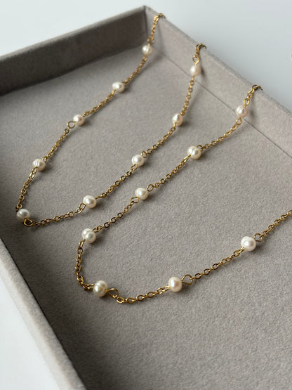 Pearl Charm Necklace